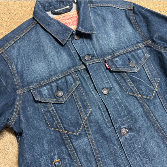 Levi's‎ Men's Indigo Denim Jacket - Picture 5 of 9